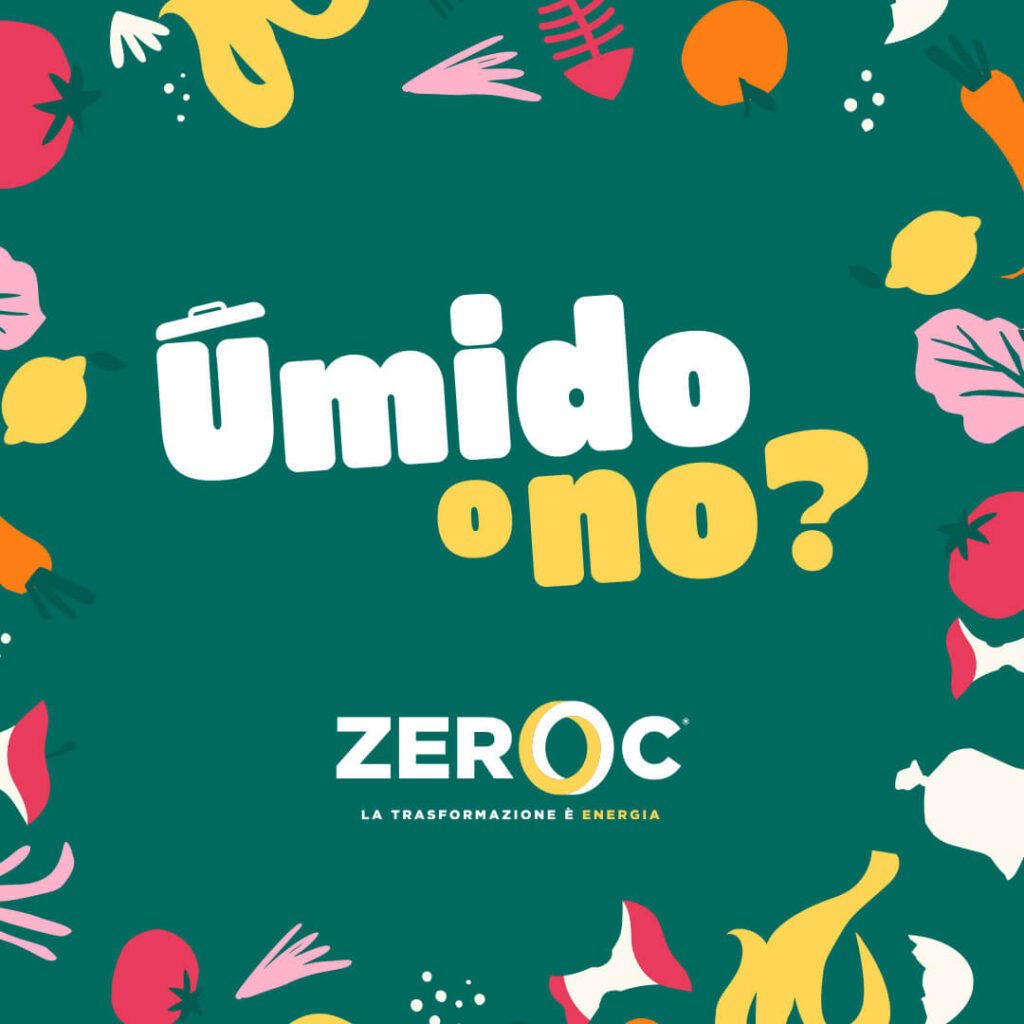 “Umido o no?”: una campagna per dire basta agli errori nell’umido, ideata da Melismelis per ZeroC